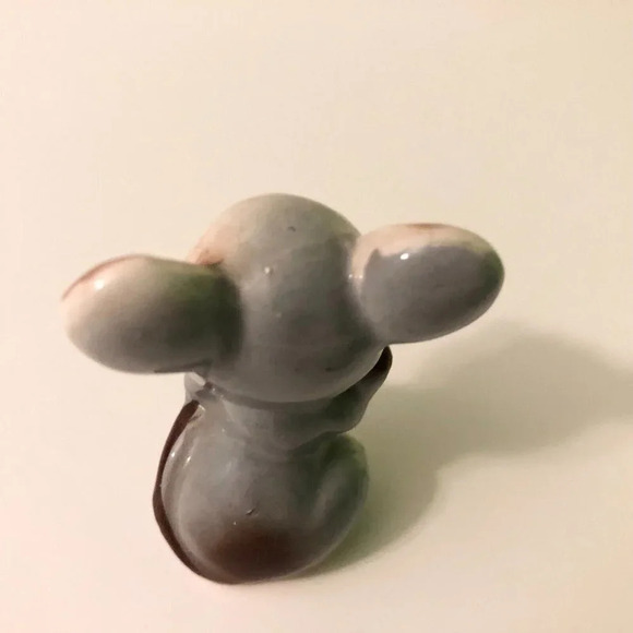 Vintage Tiny  Mouse Ceramic Figurine Japan 2 Inch Tall Collectible Figure - Picture 8 of 11